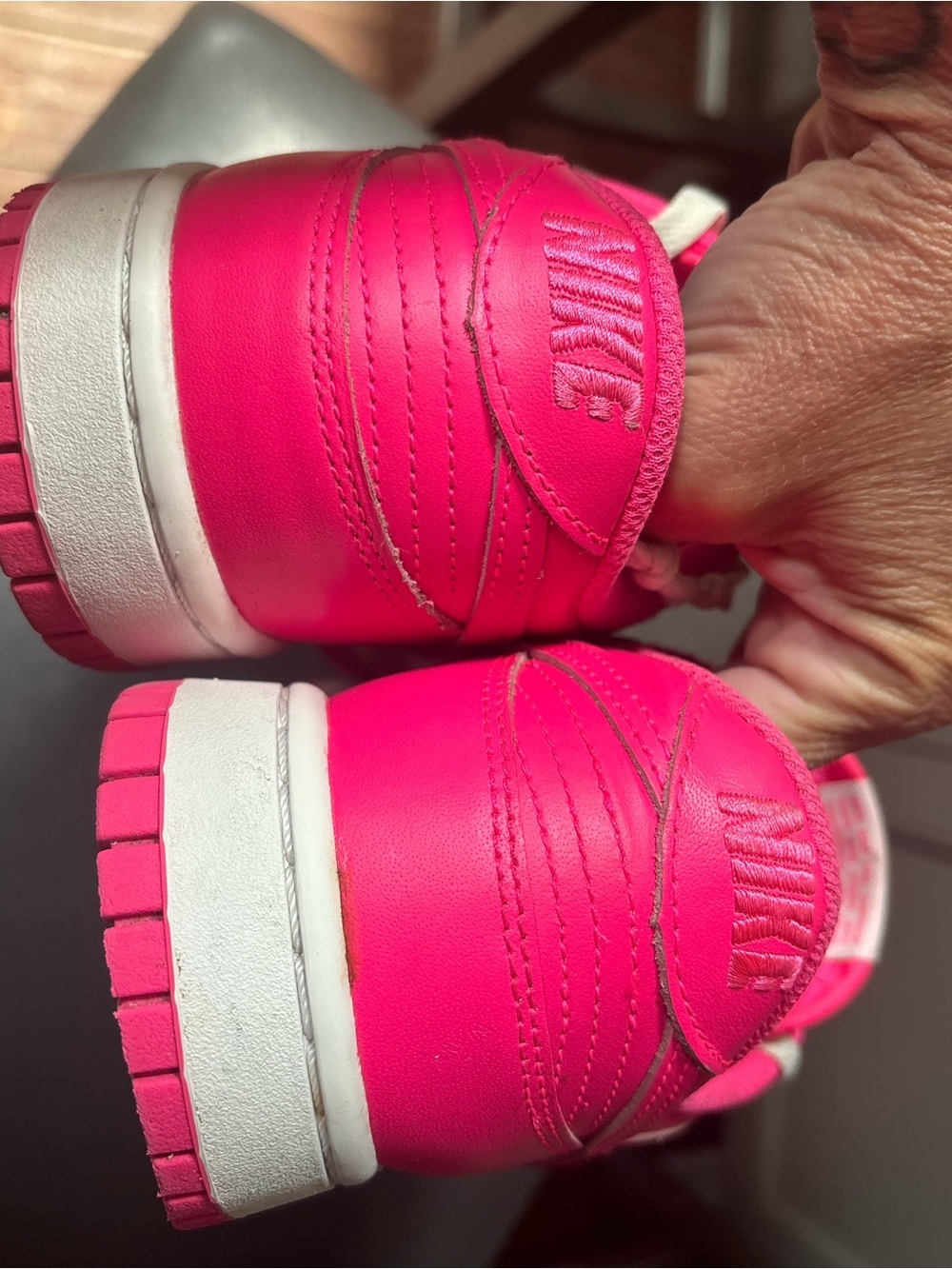 Nike Dunk Low Hyper Pink (W) DZ5196-600 - Size 10 - Picture 4 of 10
